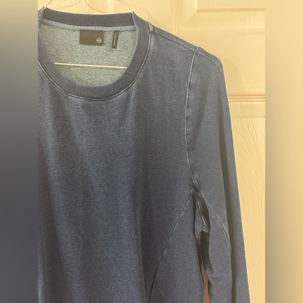 Ag Adriano Goldschmied Men's Navy Sweatshirt